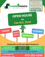 Load image into Gallery viewer, Cumming-ATL-Monthly Scholastic Chess Tournament-USCF Rated (In-Person)