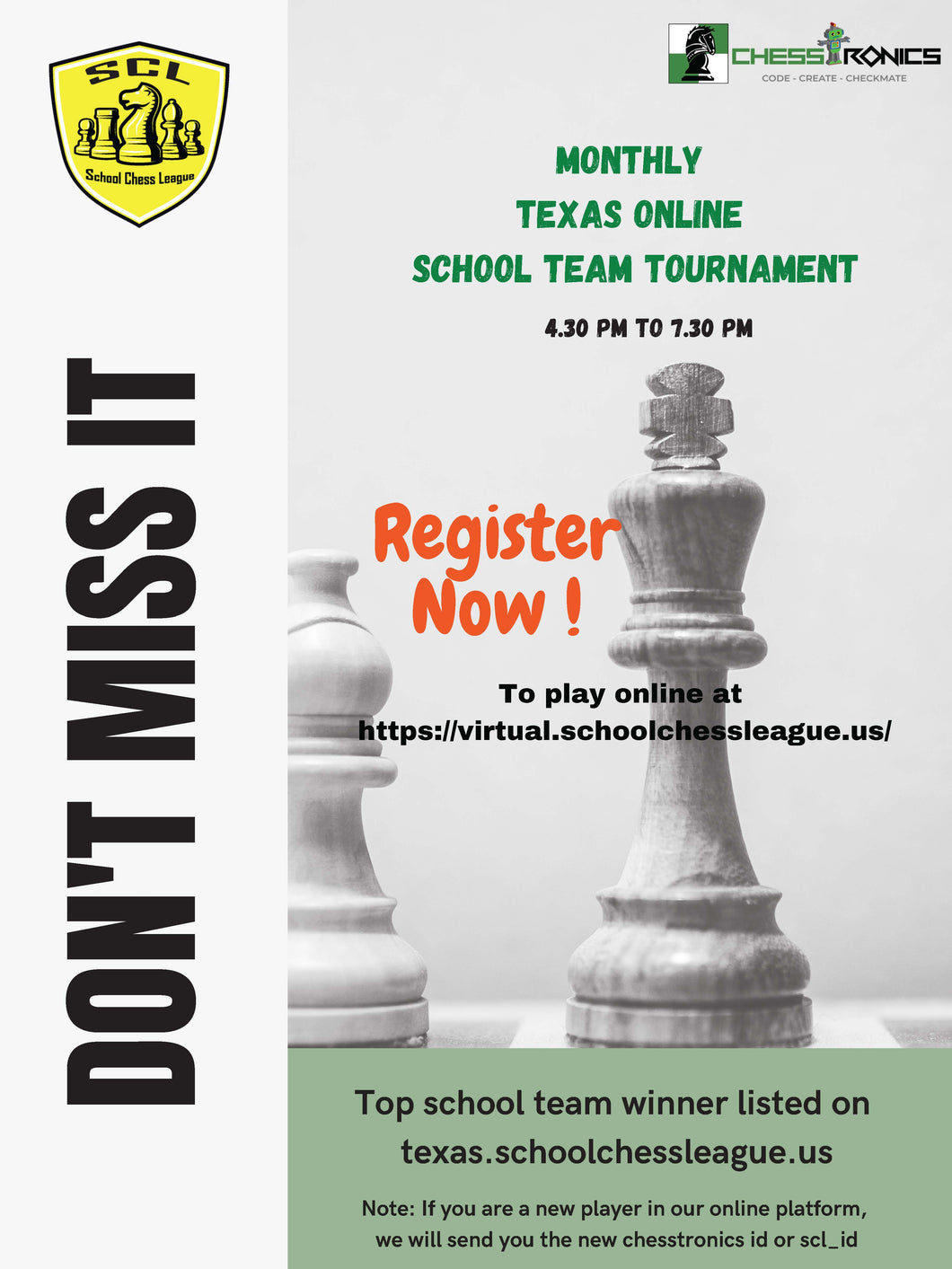 TEXAS SCHOOL TEAM  VIRTUAL TOURNAMENT